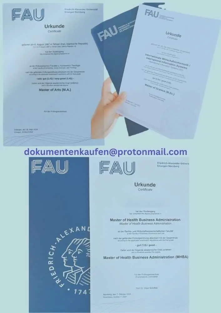 FAU Urkunde