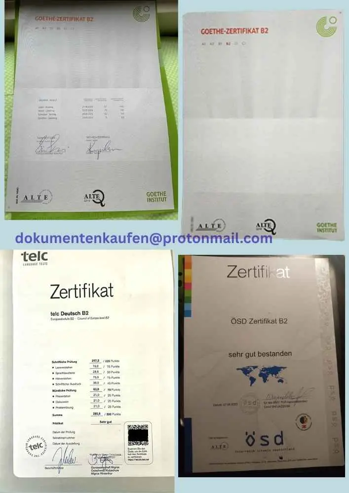 Sprachzertifikat Goethe TELC