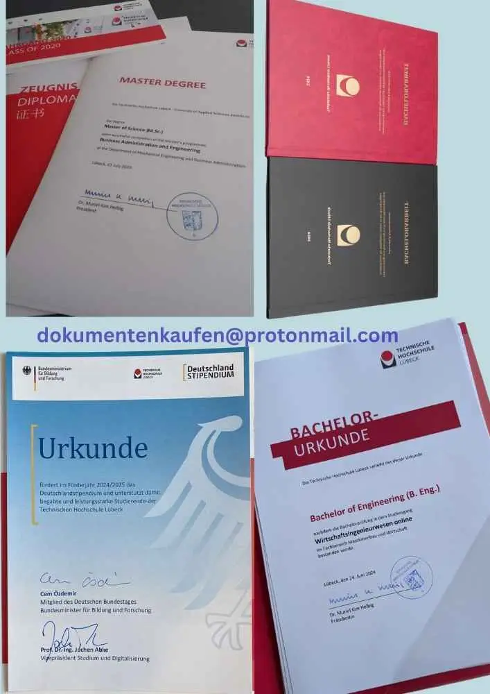 TH Lübeck Urkunde