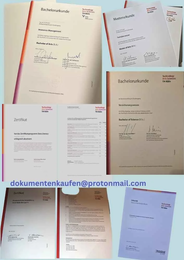 TH Köln Bachelorurkunde